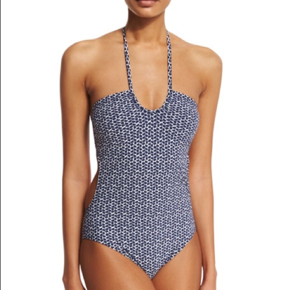 Teserra Bandeau One-Piece Tory Burch