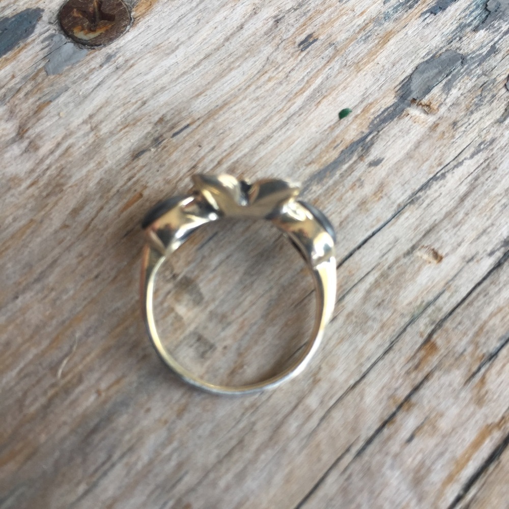 Sterling Flower Ring - image 3