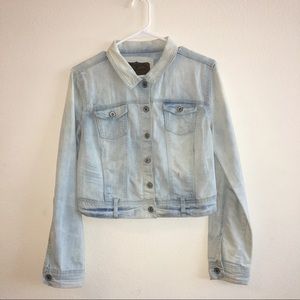 Light blue denim jacket size Small