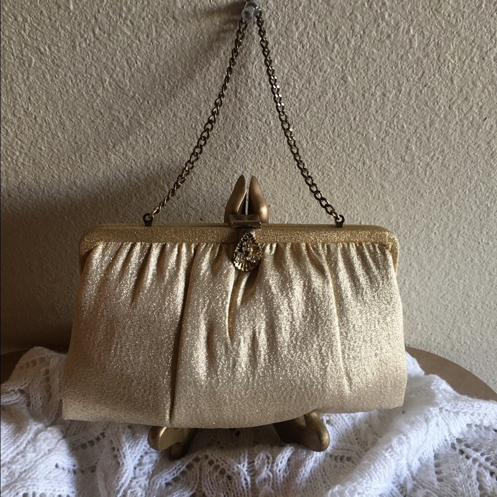 Vintage Gold Clutch