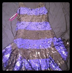 Betsy johnson stripe large dress