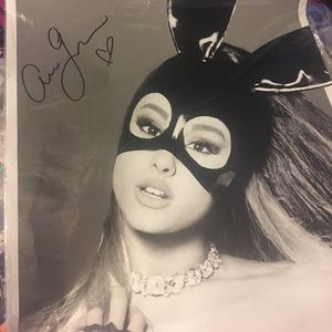 Ariana grande signed poster