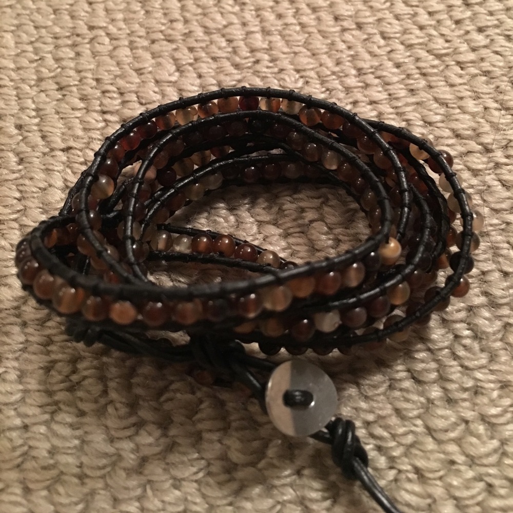 Beaded wrap bracelet