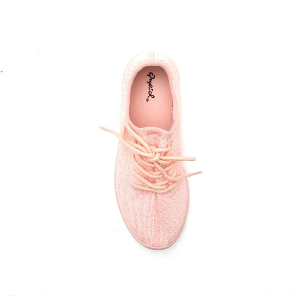 Pink flyknit sneaker shoes - Picture 2 of 6