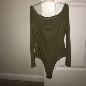 Off The Shoulder Bodysuit top