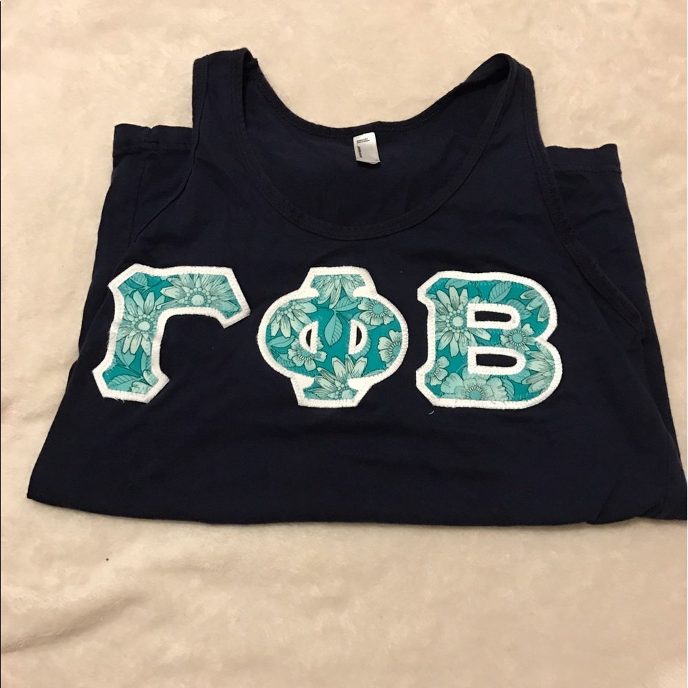Gamma Phi Beta Floral Power Letters