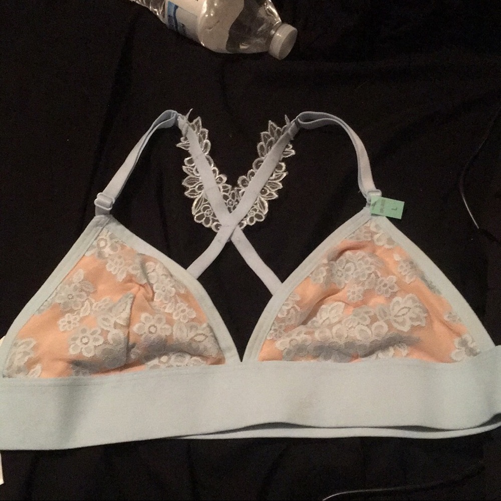 Pink brand bralet