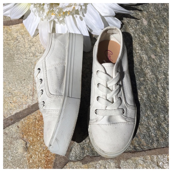 white candies shoes