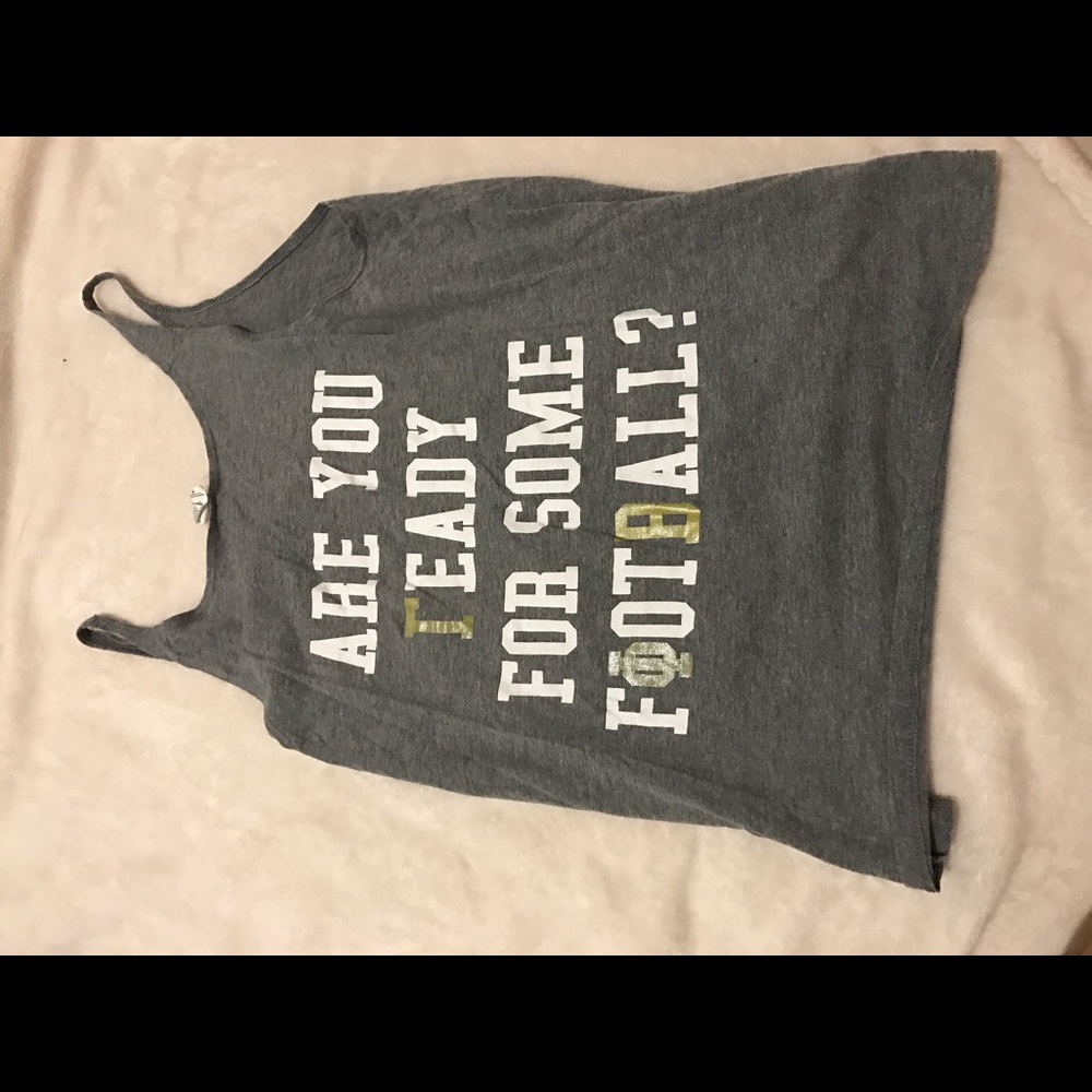 Grey Gamma Phi Beta tank top