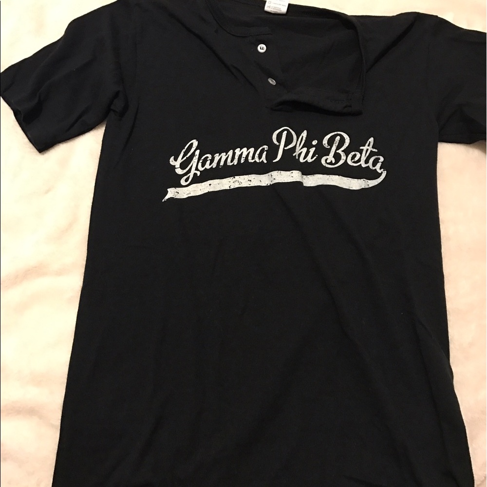 Black ΓΦΒ Father's Day button down t shirt