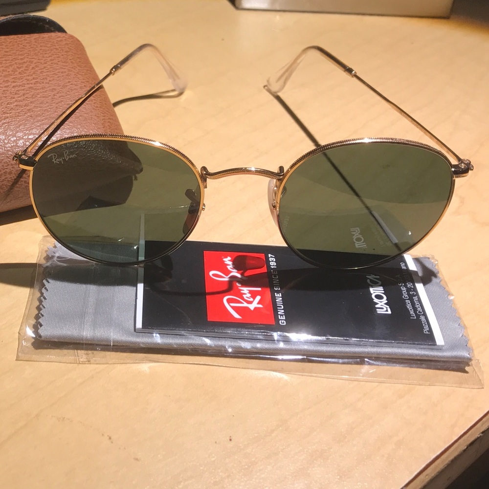 Authentic $150 Ray Ban Round Metal RB3447