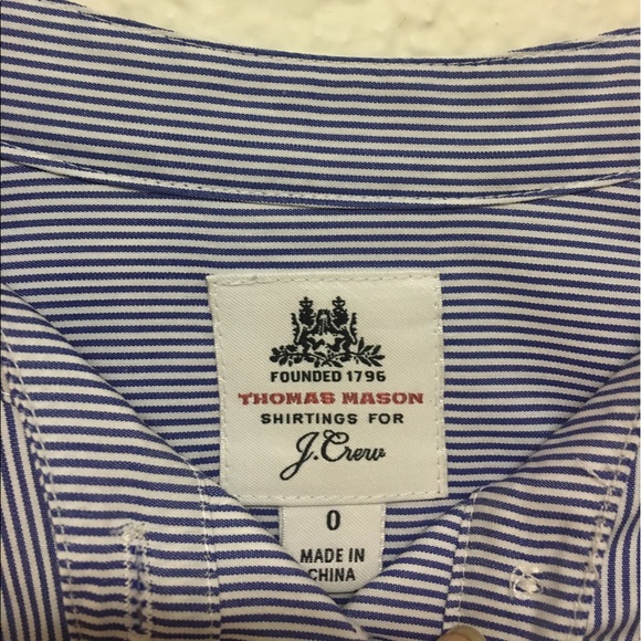 Thomas Mason for J.Crew Collarless Tuxedo Shirt - Picture 3 of 3