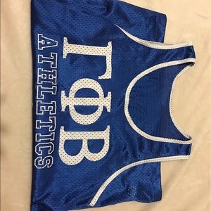 Gamma Phi Beta mesh athletic jersey