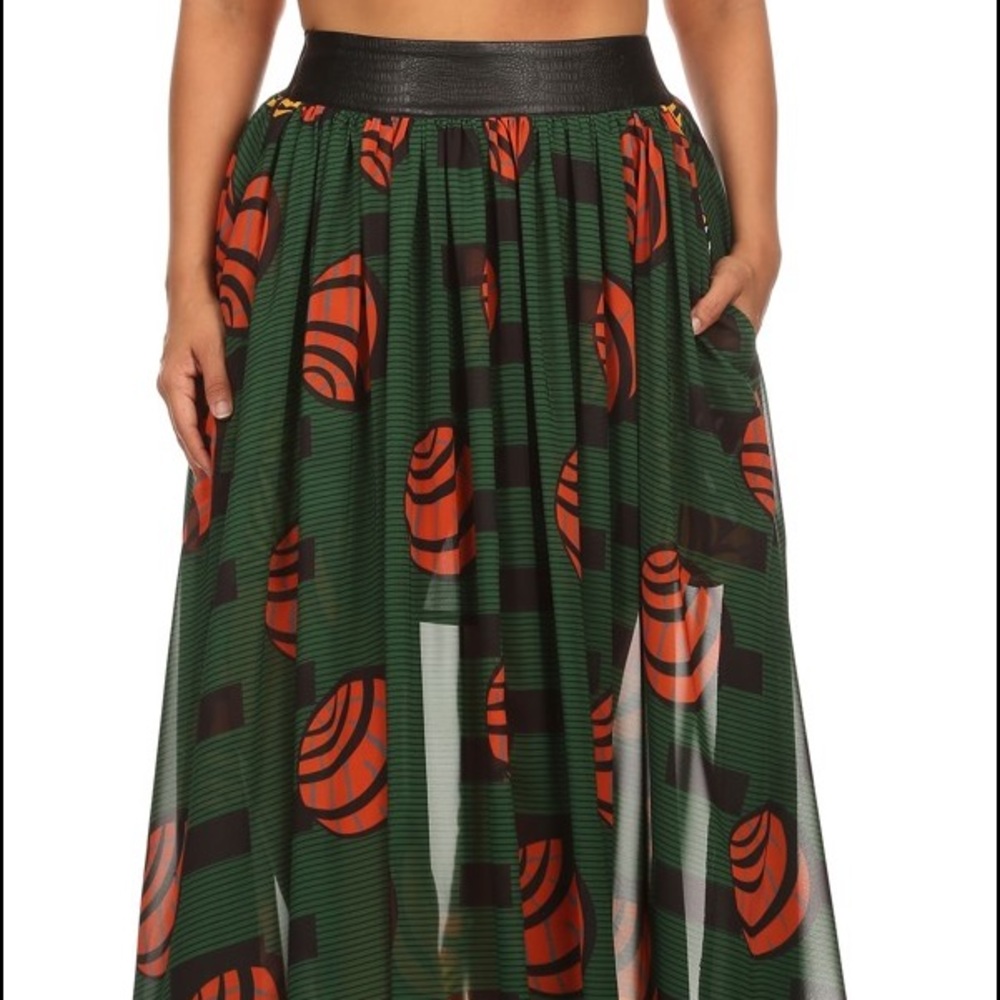 Tribal Maxi Skirt