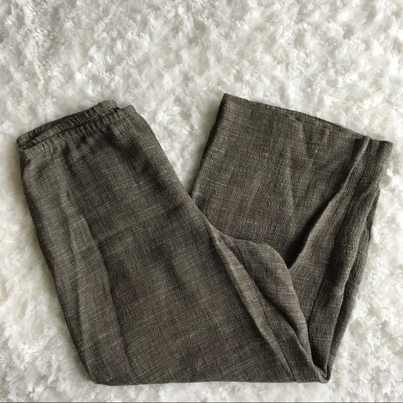 Eileen Fisher Pants - ♥️SOLD♥️ Eileen Fisher Linen Blend Wide Leg Pants