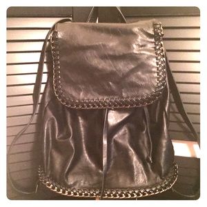 Edgy Leather Backpack Bag!