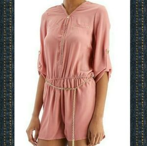 Stella Tweed Tab Sleeve Romper