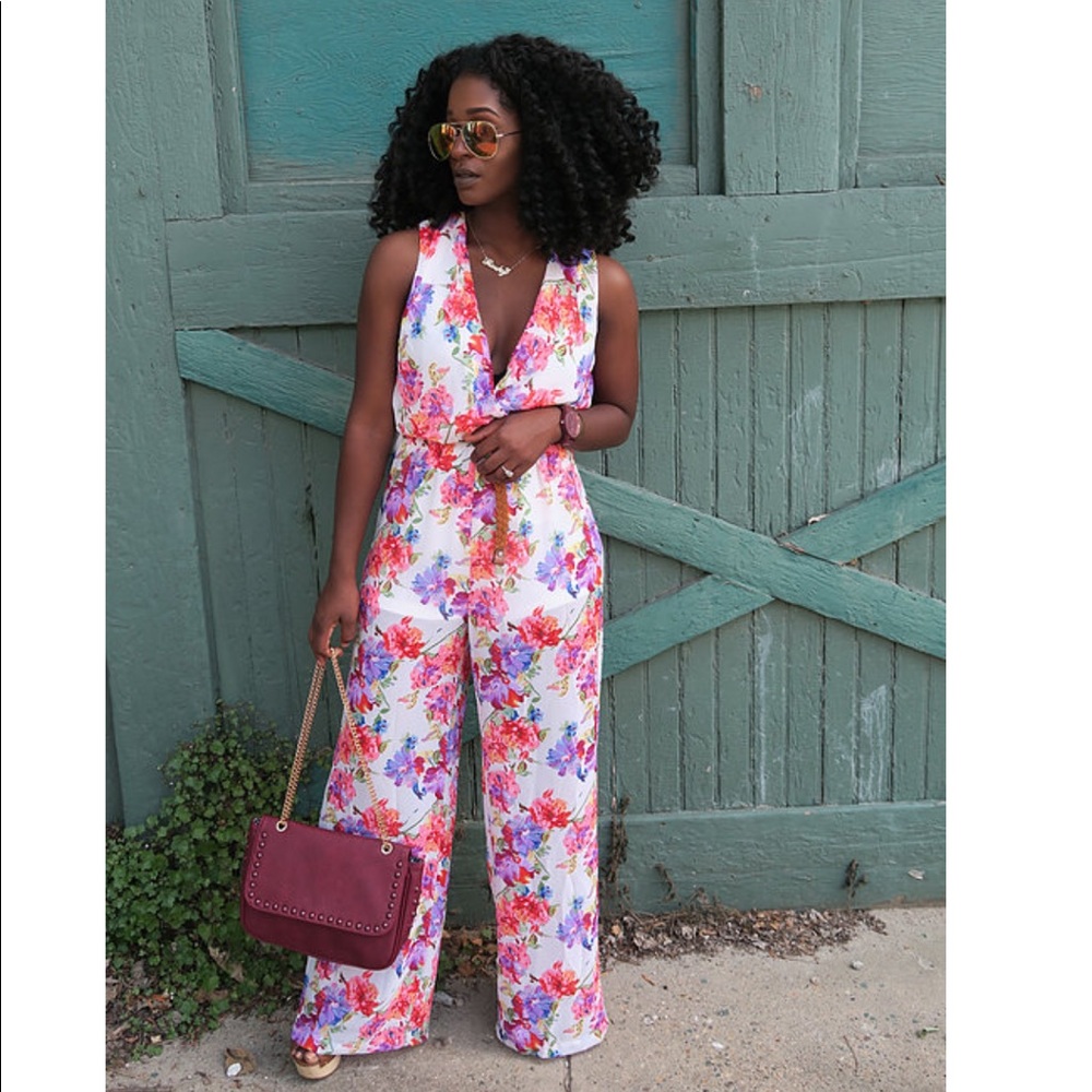 Floral Jumpsuit