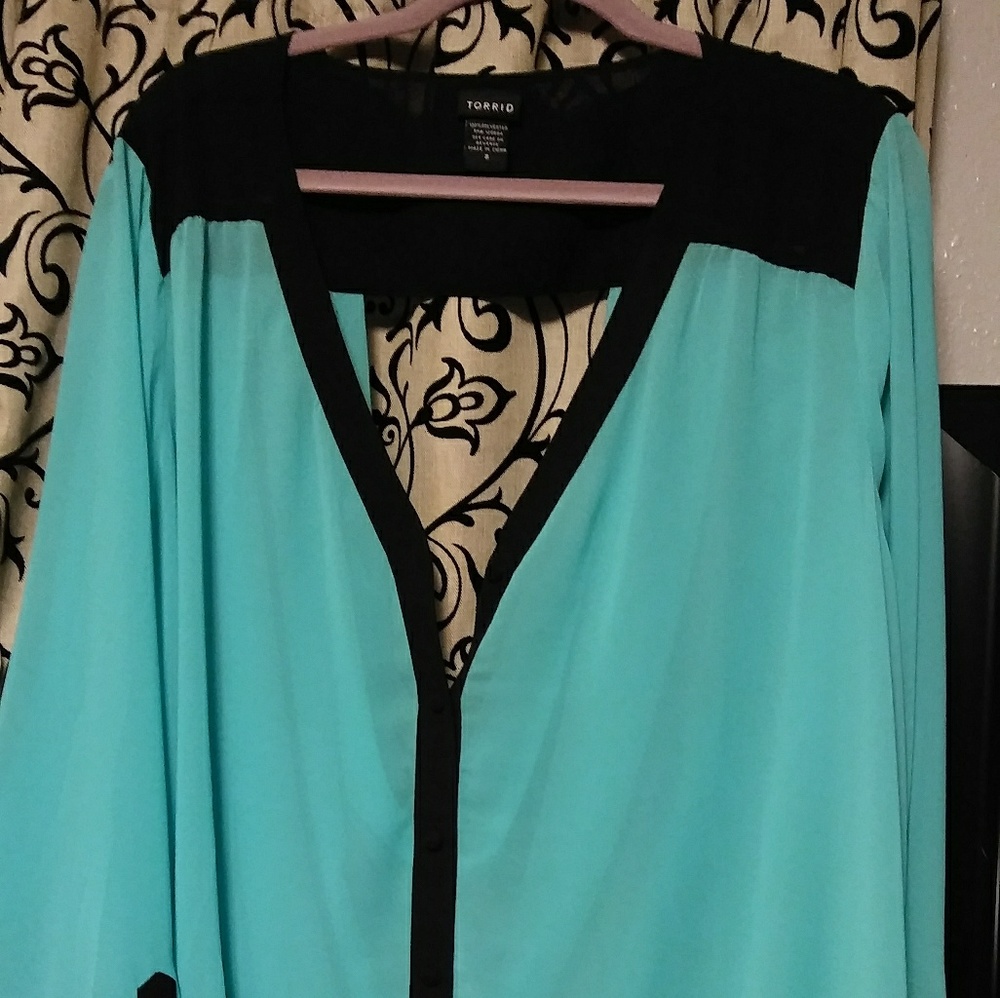 Never worn Long sleeve dressy blouse