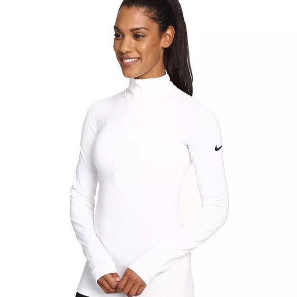 Nike Pro Long Sleeve Half Zip Women - Picture 1 of 4