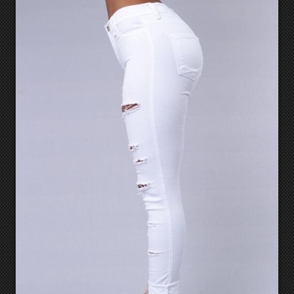 Hug So Tight Jeans- White - Picture 3 of 3