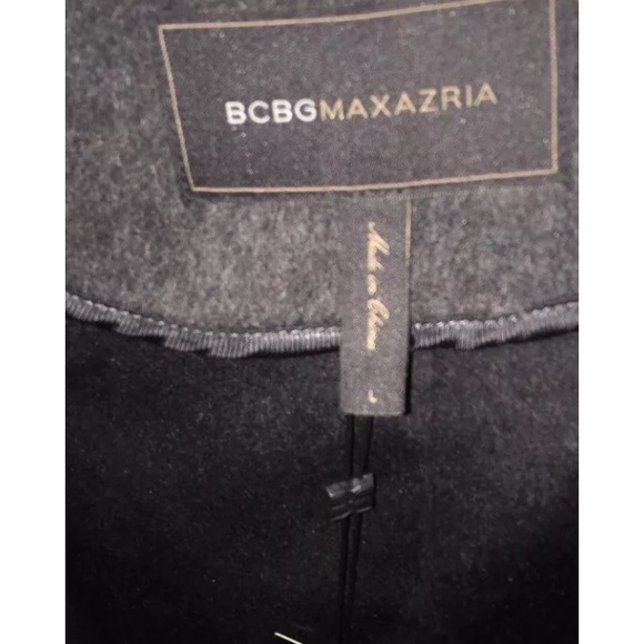 Bloomingdales BCBGMAXAZRIA Leather Coat - Picture 2 of 3