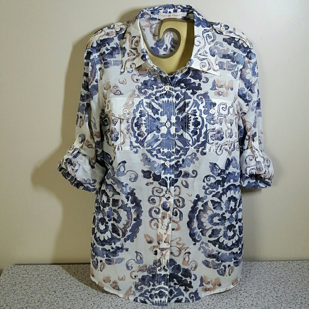 Tory Burch button down shirt