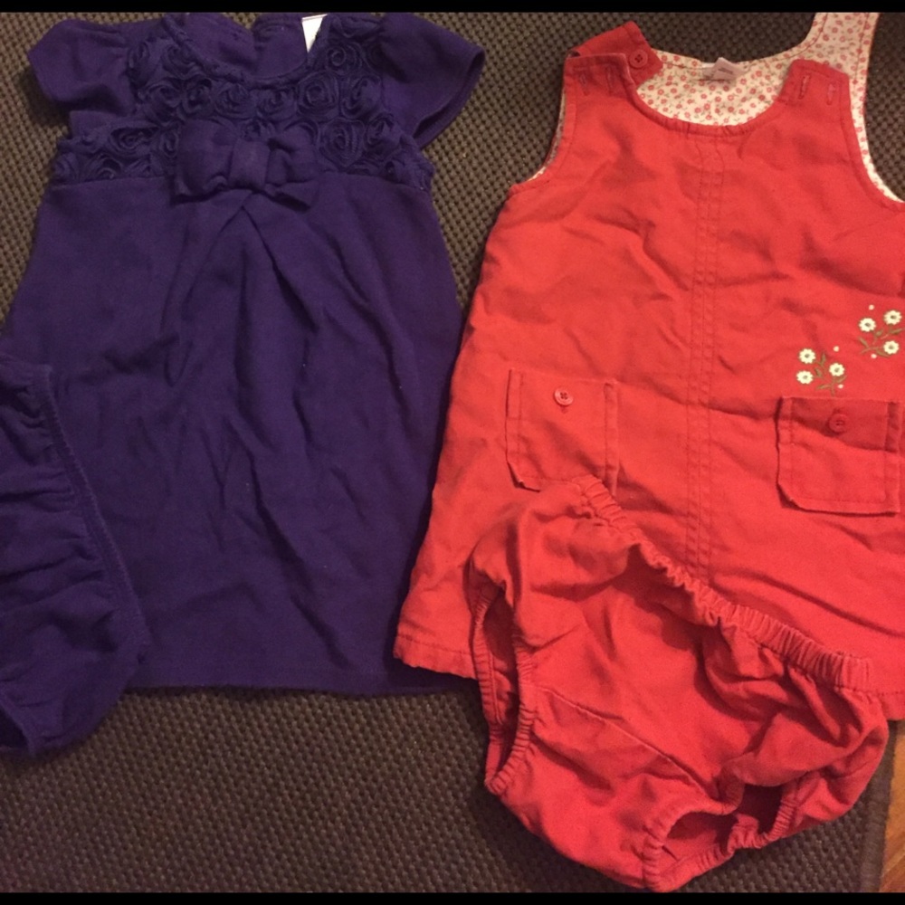 Infant dresses- lot of 2
