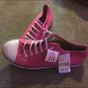 Pink & White Sneakers