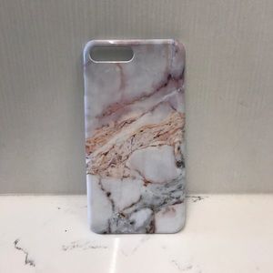 NEW Marble iPhone 7 plus snap on case
