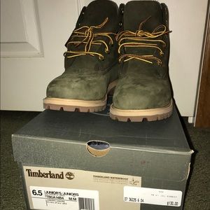 Olive Green Timberlands