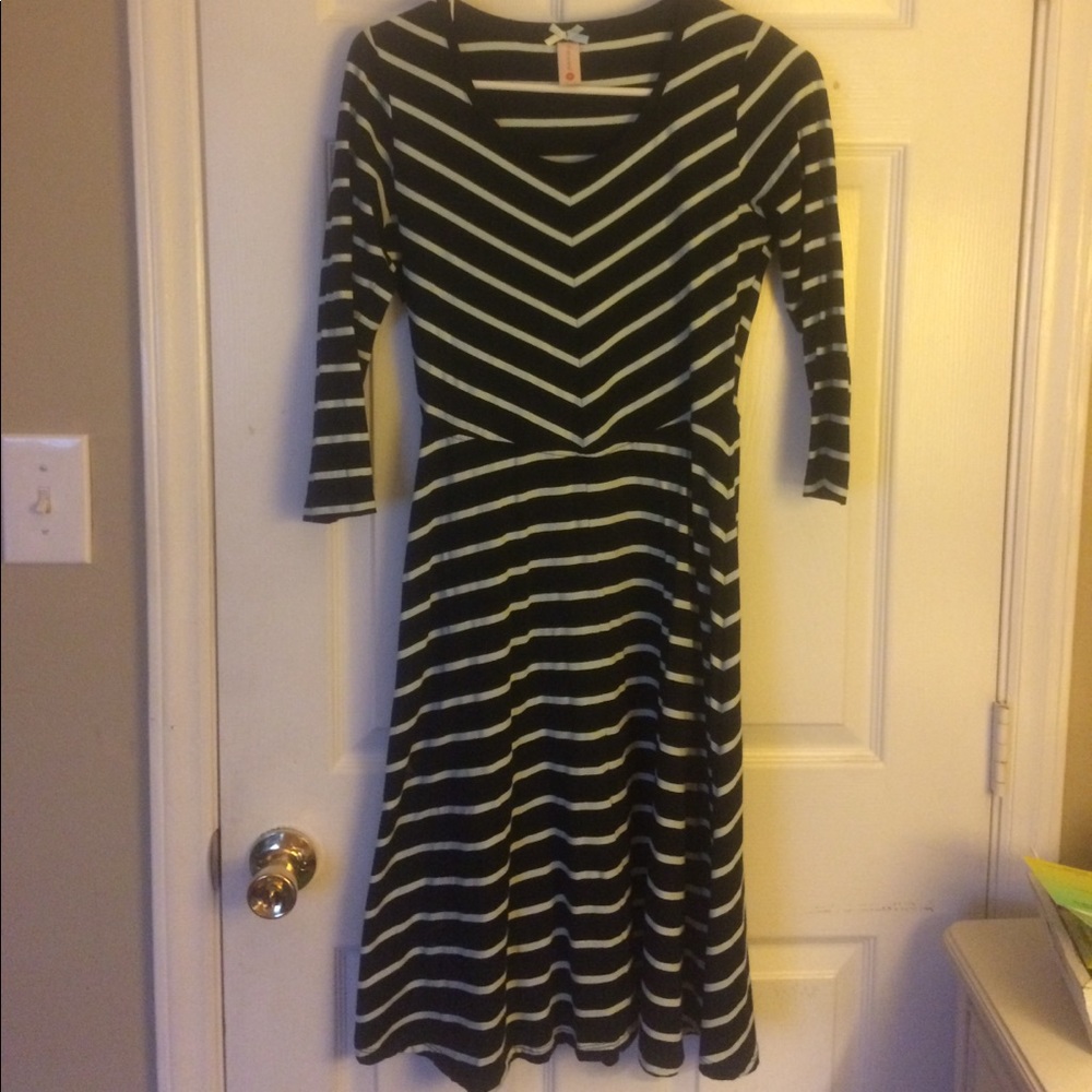 Modcloth Striped Dress- never worn!