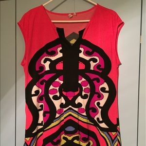 Dressy vibrant top