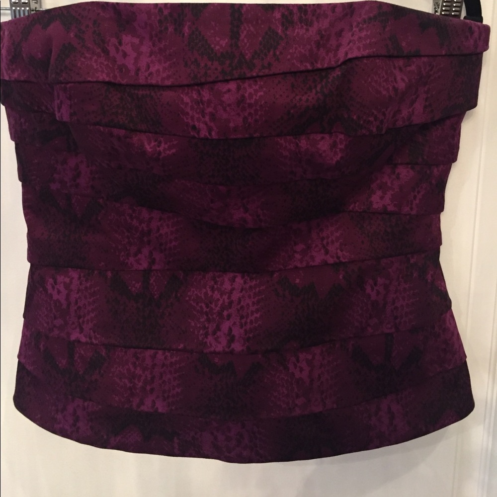 WHBM Purple Bustier