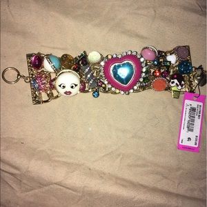 Betsey Johnson charm bracelet