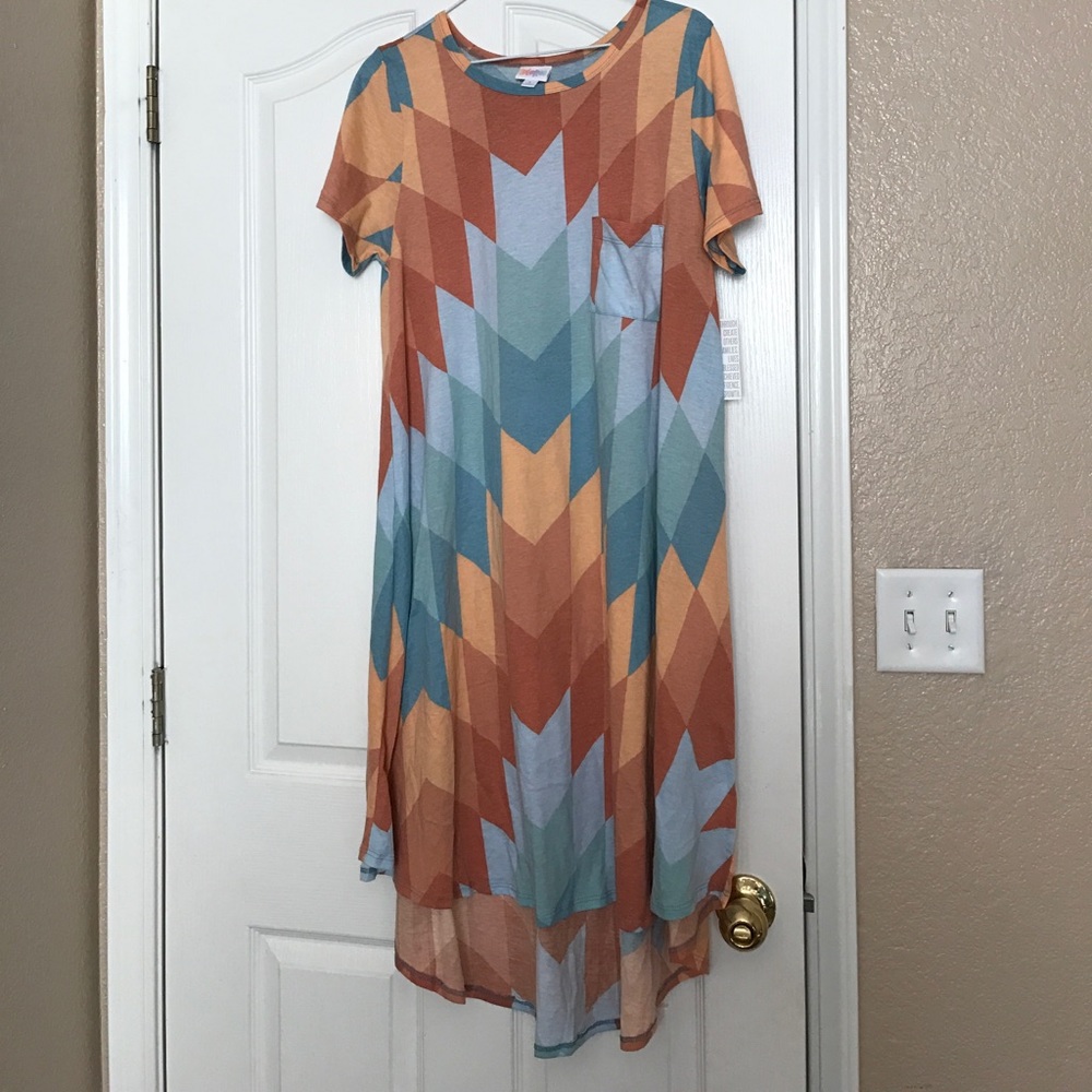 Nwt-lularoe aztec carly-  large