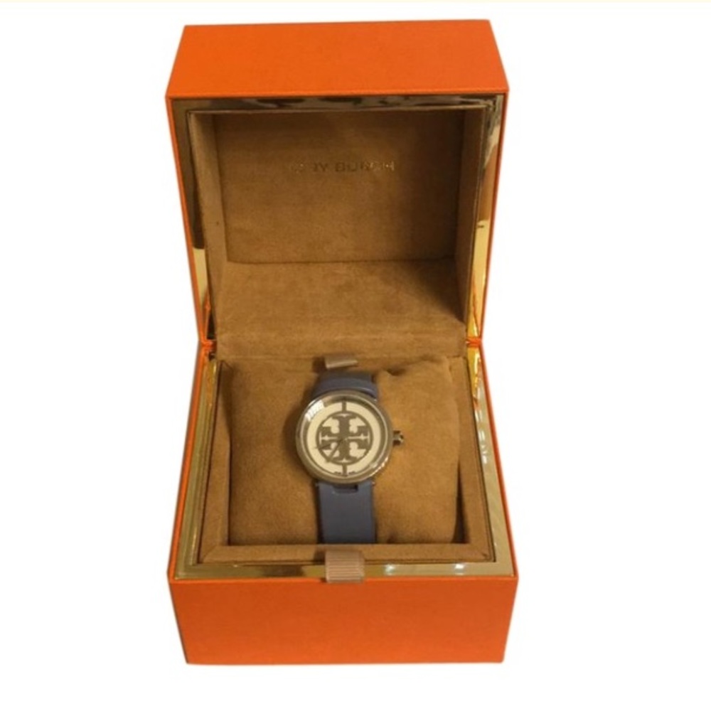 Tory Burch Reva Leather Watch NWT