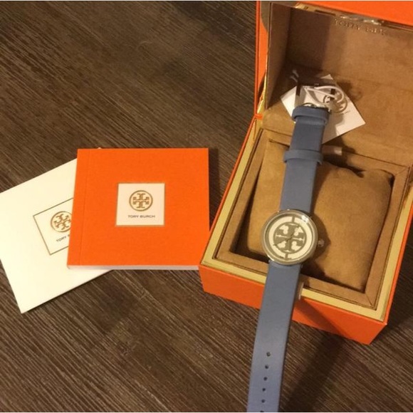 Tory Burch Reva Leather Watch NWT