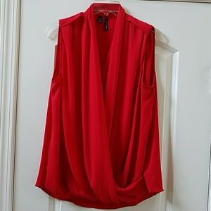 Red blouse