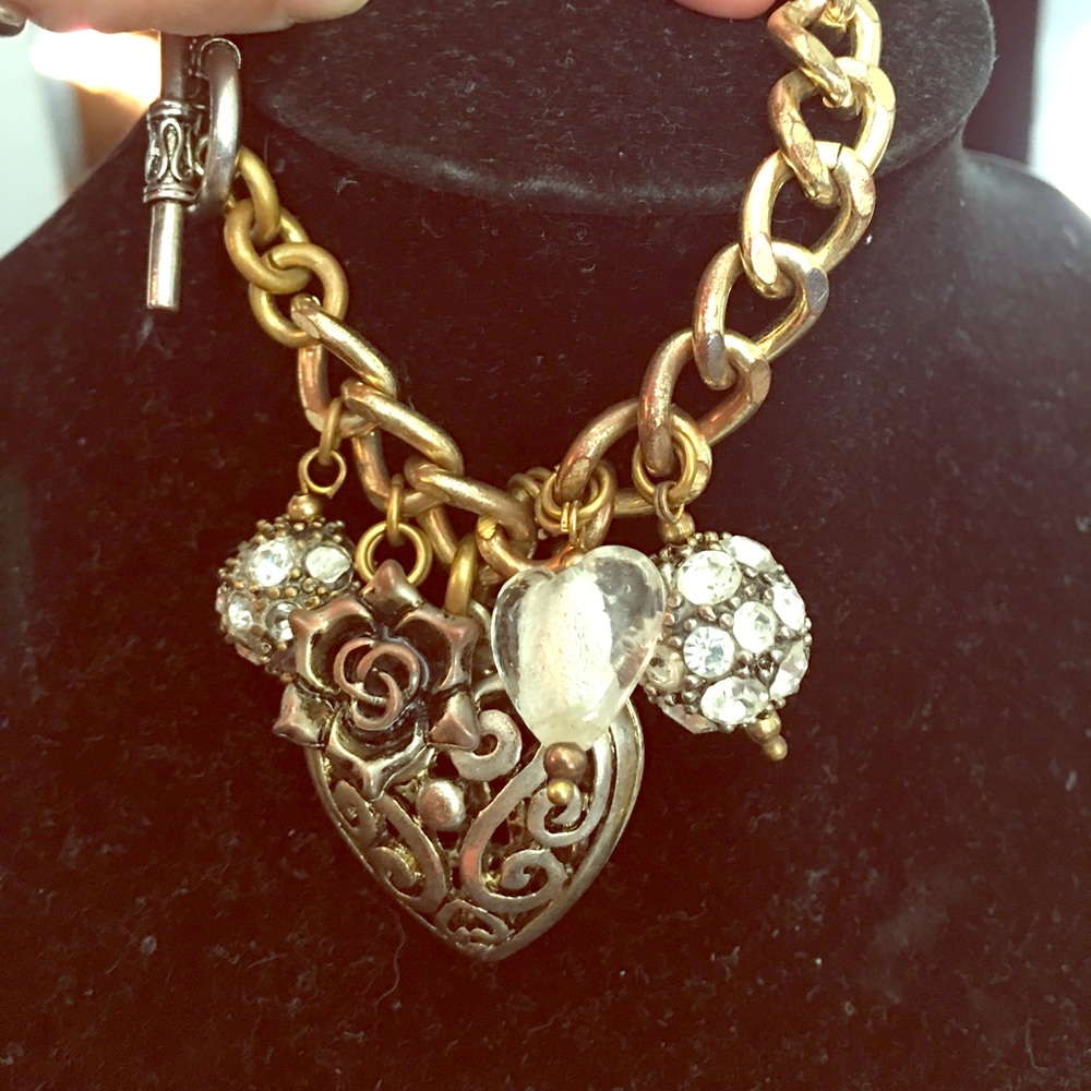 Chunky gold bracelet