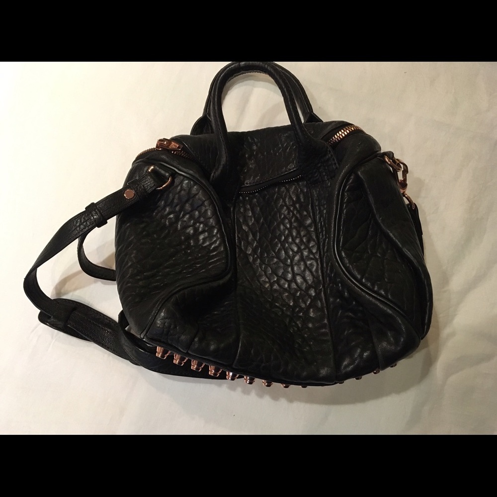 Alexander Wang Rockie Rose Gold Leather Crossbody
