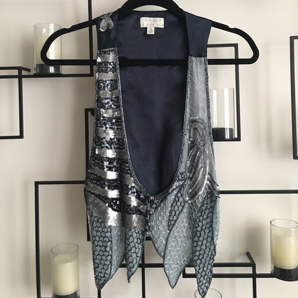 Urban Outfitters Beaded/Sequin vest