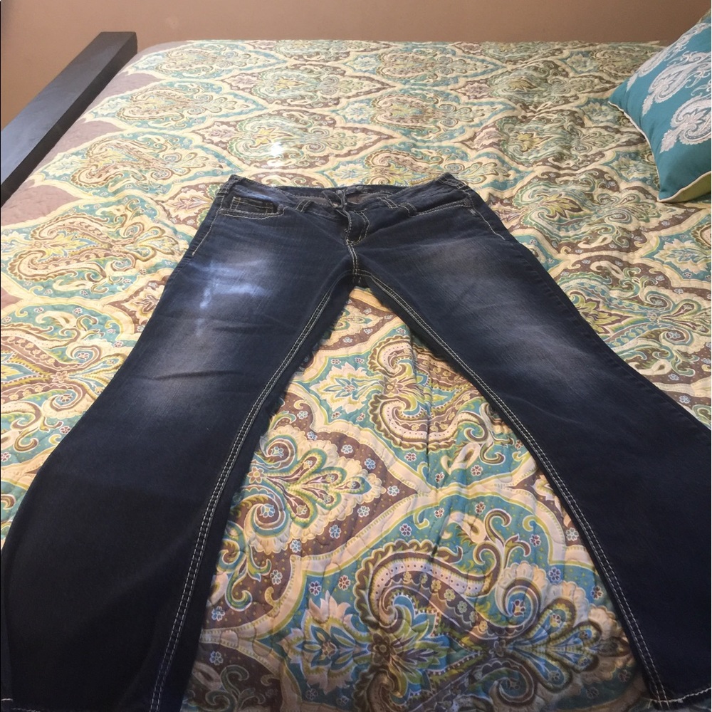 Silver Bootcut jeans