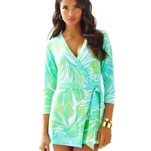 Lilly Pulitzer Karli Wrap Romper size small