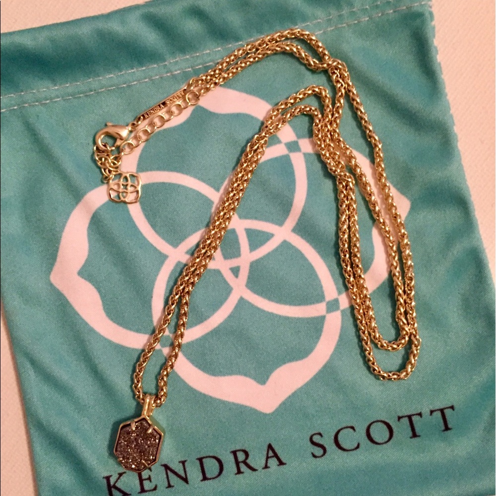 Kendra Scott Oliver - Gold & Silver Drusy