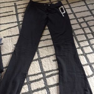 Pink yoga Flare lounge bottoms