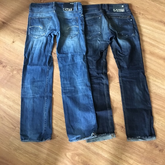 GStar Jeans 2 Pairs Of Gstar Mens Jeans Size 3 X 32 Poshmark