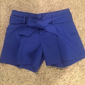 Banana Republic Cobalt Blue Scallop Shorts sz 0