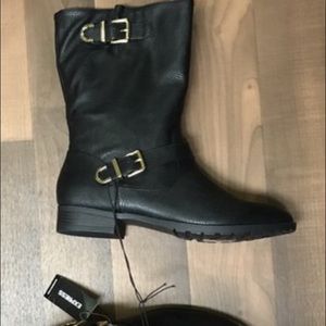 Express Military Style Black Boots