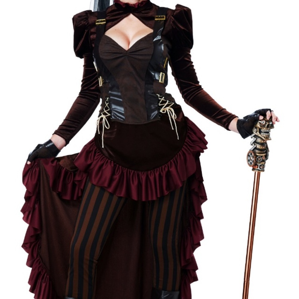 Steampunk costume.